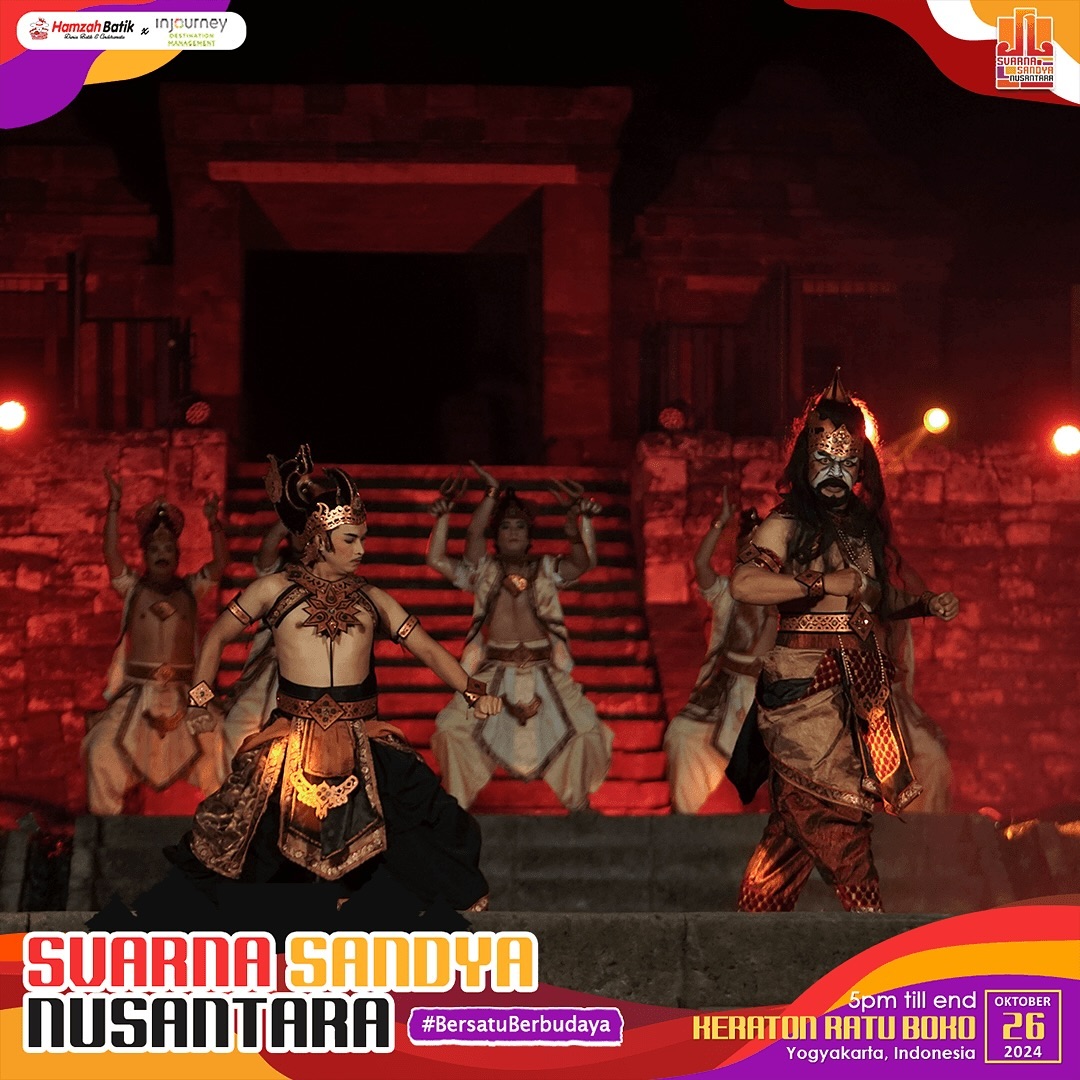 Suasana Svarna Sandya Nusantara di Keraton Ratu Boko