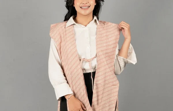 Vest Belah Panjang / Vest Batik Parang