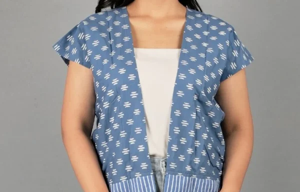 Outer Batik Yuriko Biru